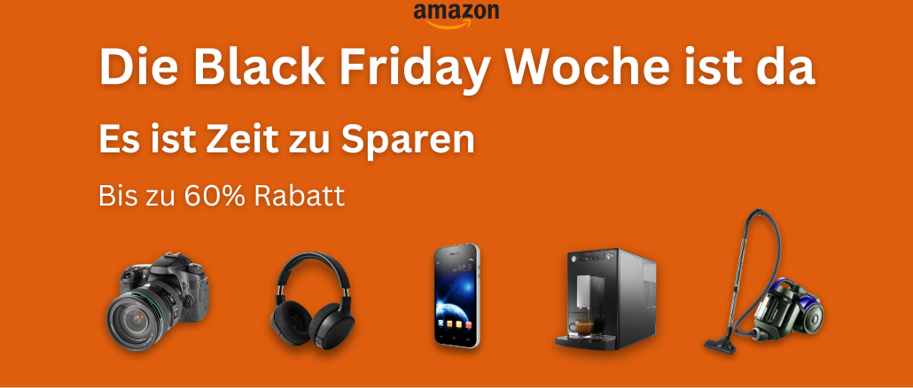 Amazon Black Friday Woche Amazon Black Friday Woche 2024: Rabatte bis zu 60 % auf Technik, Haushalt und Mode! Alle Deals vom 21.11 bis 2.12. Jetzt Angebote entdecken!
