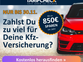 Kfz Versicherung Tarif vergleich . bis 850€♫ sparen